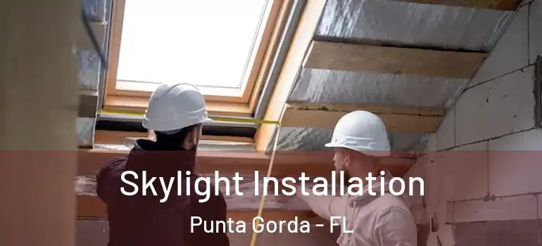 Skylight Installation Punta Gorda - FL